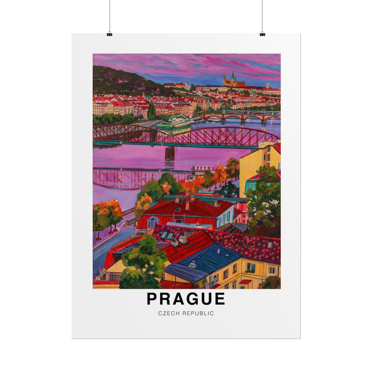 Postcards from Europe- Prague: Travel Posters Souvenirs