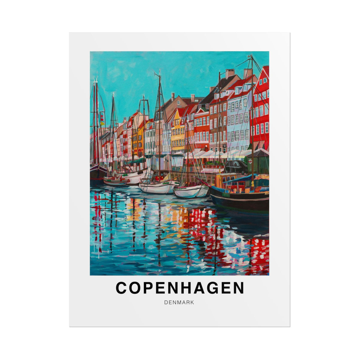 Postcards from Europe- Copenhagen: Travel Posters Souvenirs