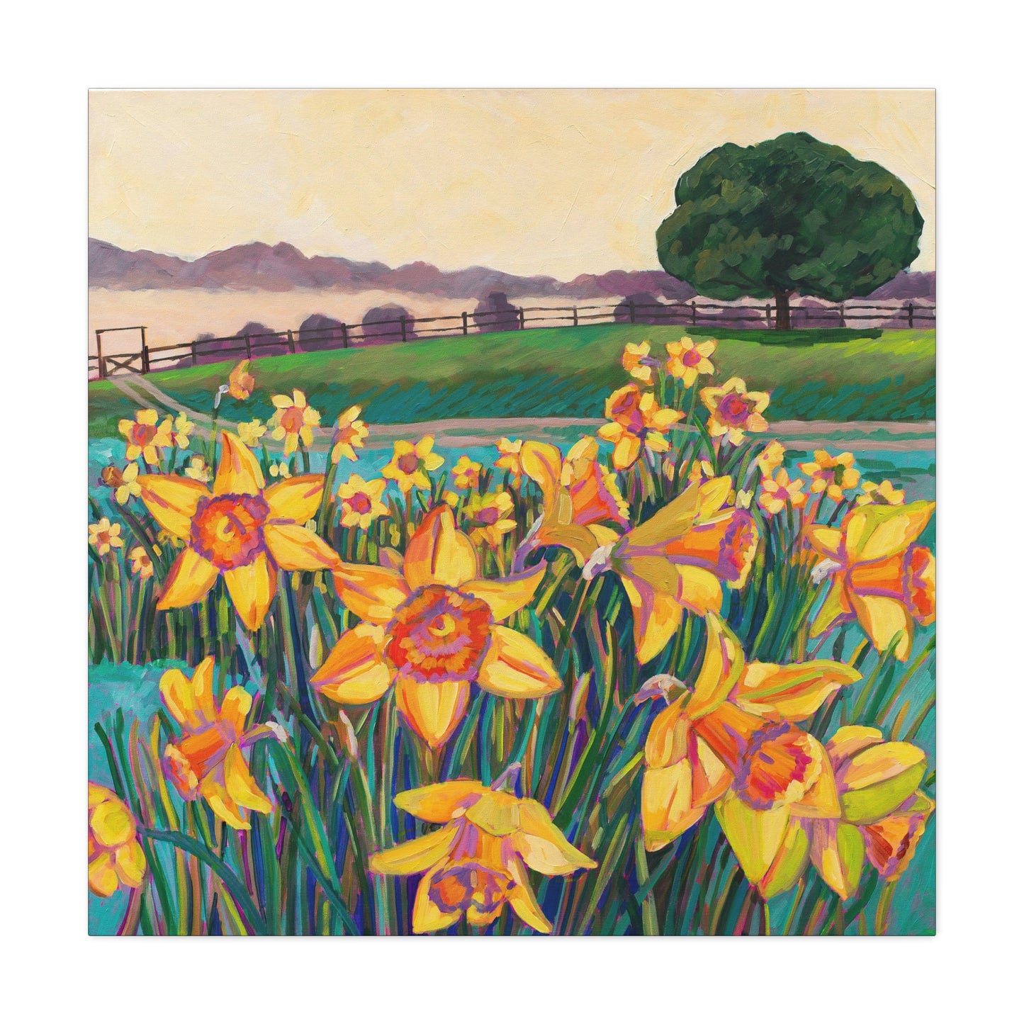 Spring’s Golden Chorus—Matte Canvas, Stretched, 1.25"