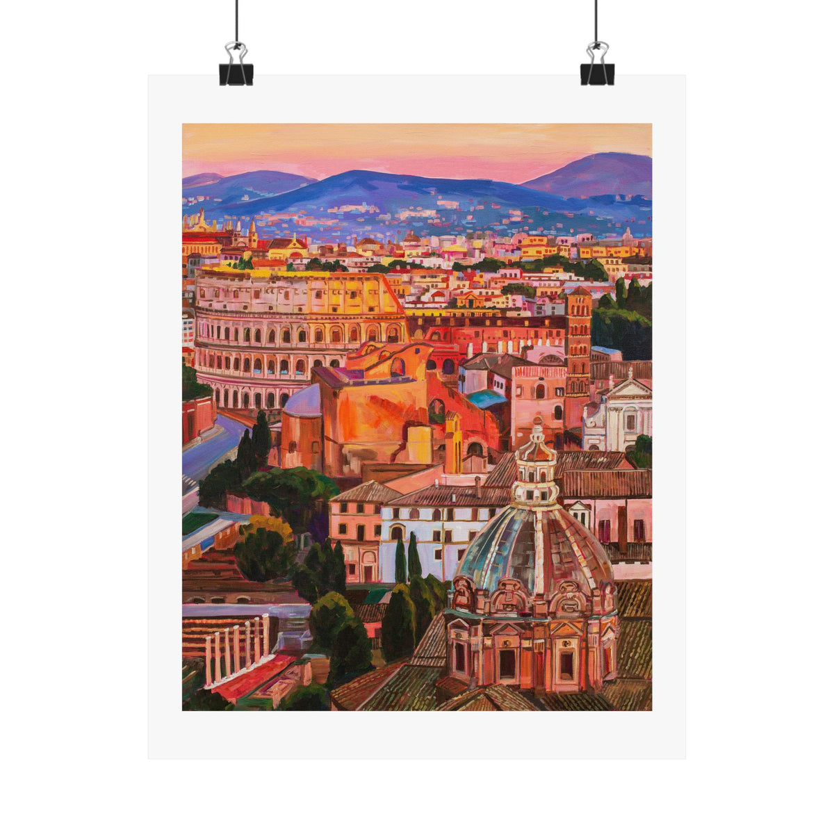 Postcards from Europe: Rome— Fine Art Poster Reproduction