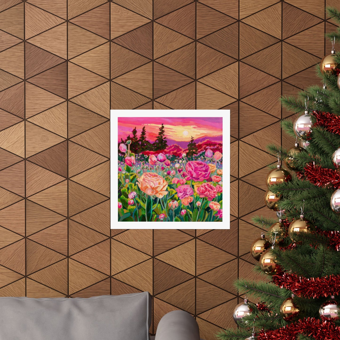 Wonder garden series- Ranunculus— Matte Paper Poster Reproduction
