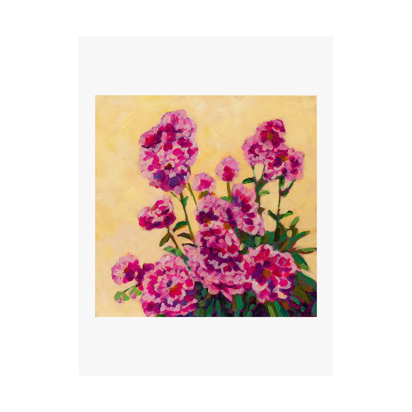 Pink Peonies— Matte Paper Poster Reproduction