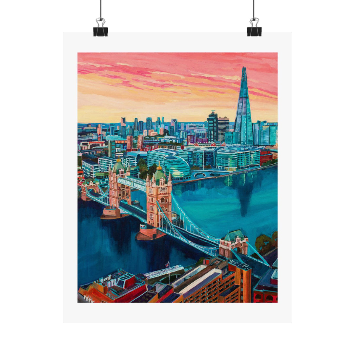 Postcards from Europe: London— Fine Art Poster Reproduction