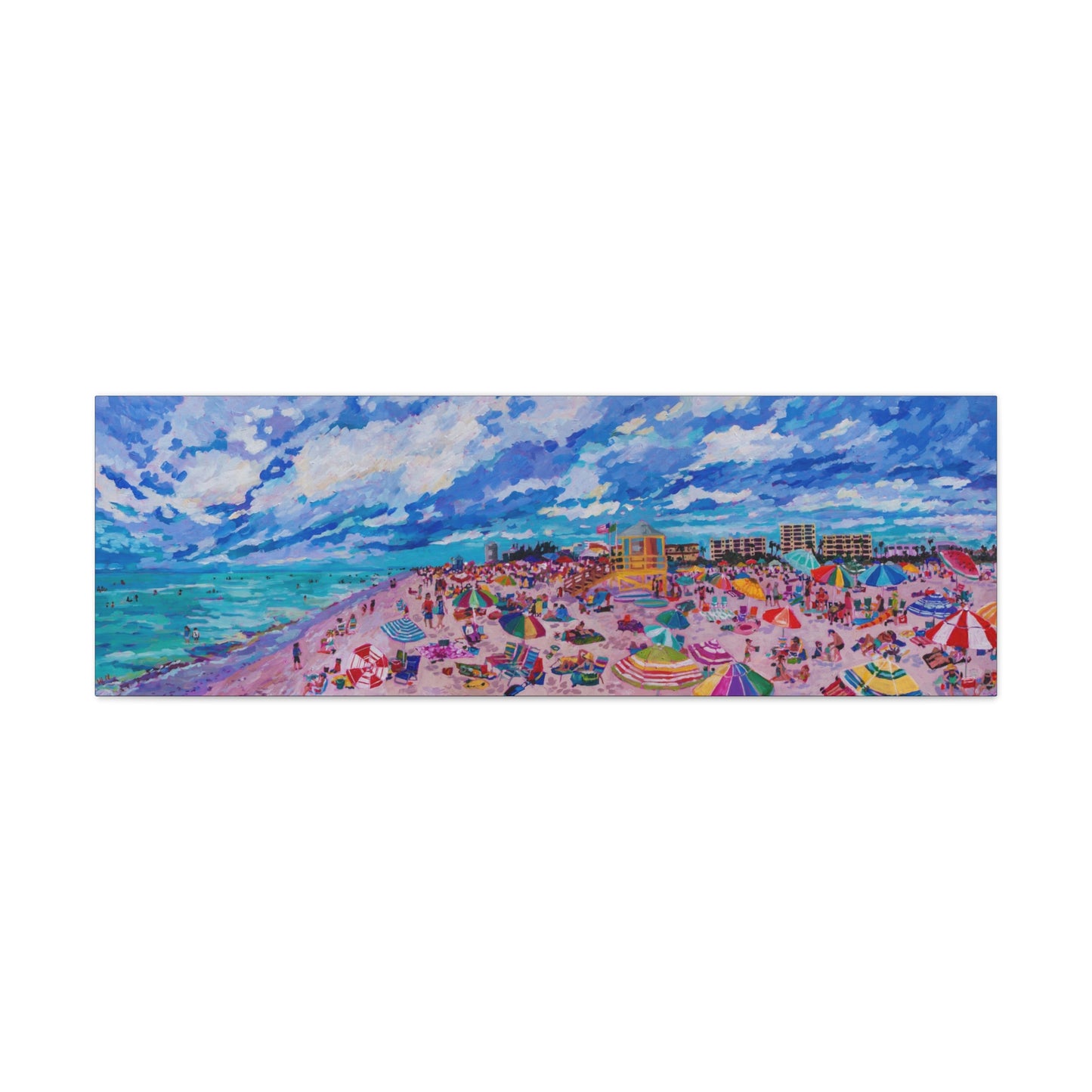 Busy Relaxing— Gallery Wrapped Canvas Reproduction