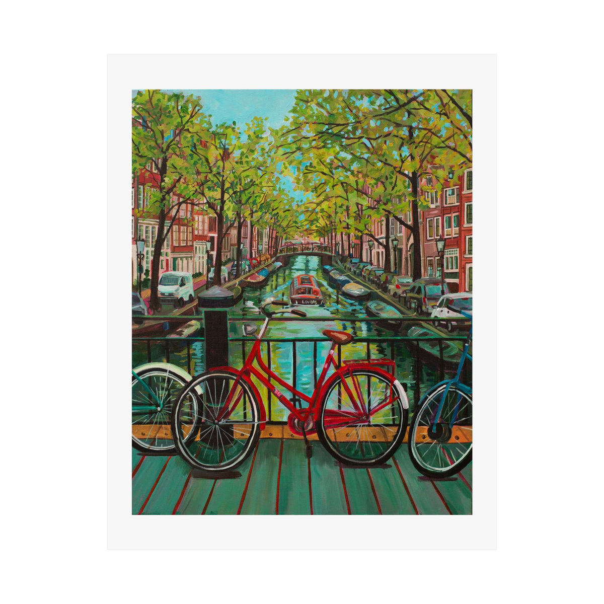 Postcards from Europe: Amsterdam — Fine Art Poster Reproduction