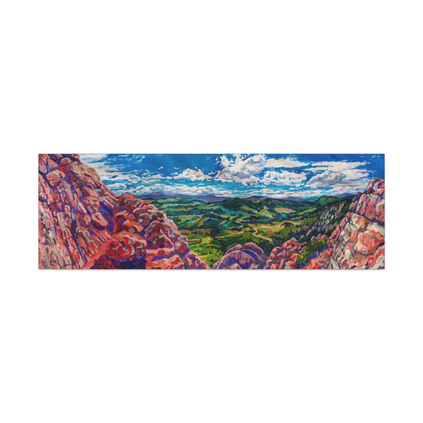 Foothills from Horsetooth Colorado— Gallery Wrapped Canvas Reproduction