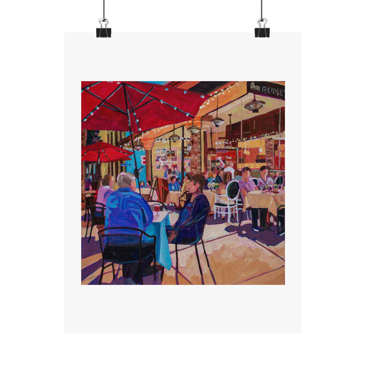 Winter Park Nightlife 5 — Fine Art Matte Paper  Reproduction
