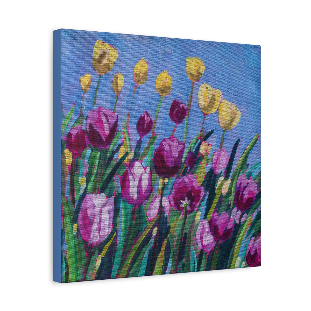 Tulip time floral—Matte Canvas, Stretched, 1.25"