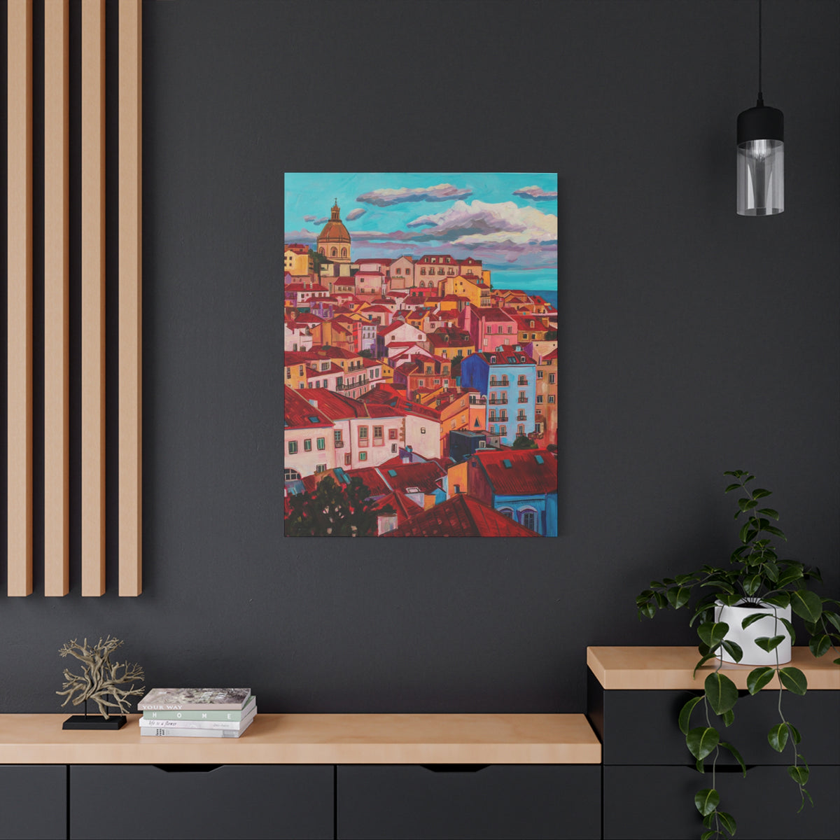 Postcards from Europe: Lisbon —Matte Canvas, Stretched, 1.25"