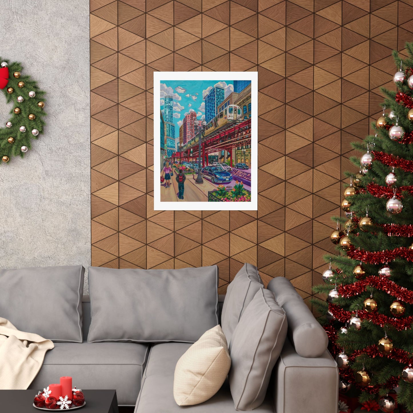 Chicago Elevated — Fine Art Poster Reproduction