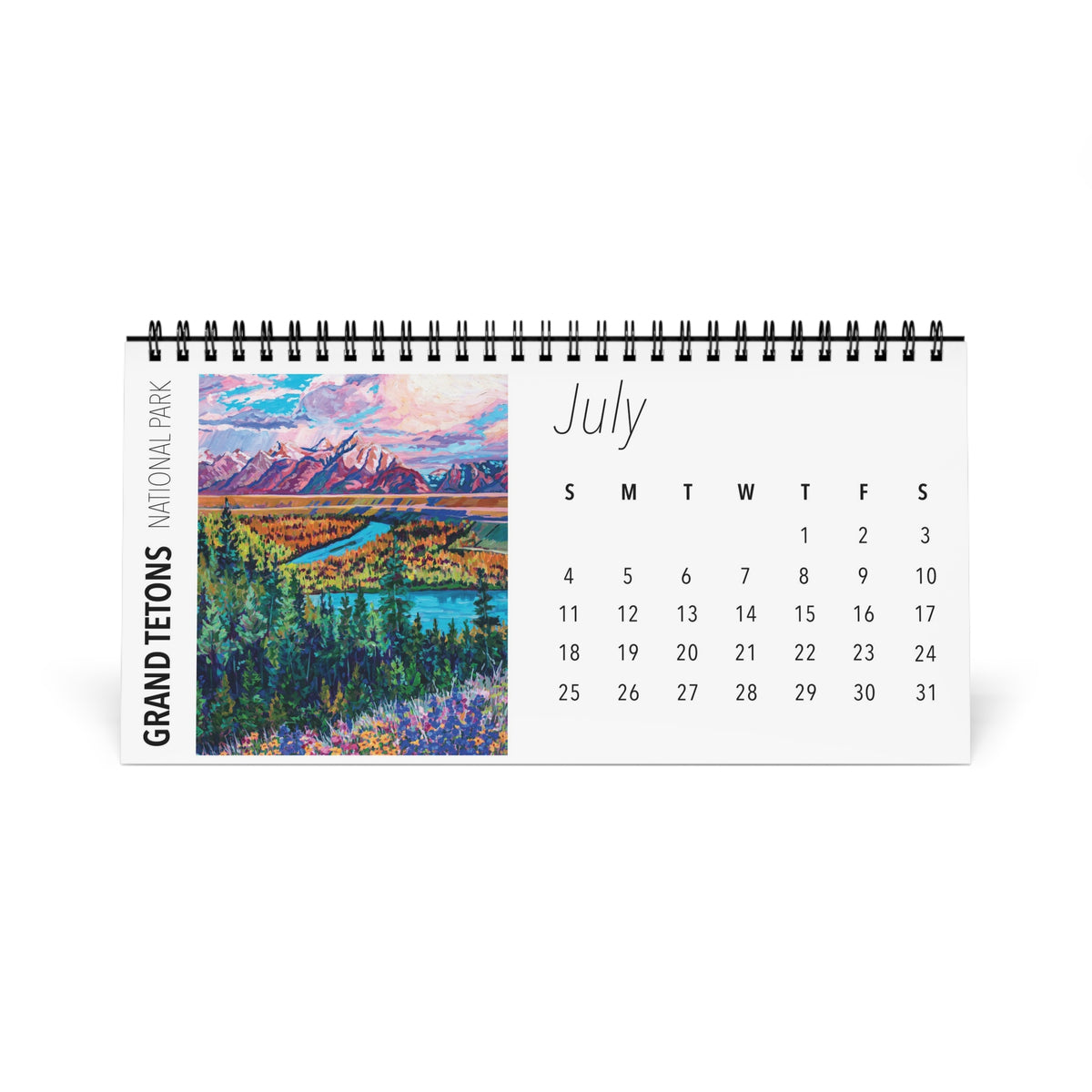 National Parks 2027 Desktop Calendar