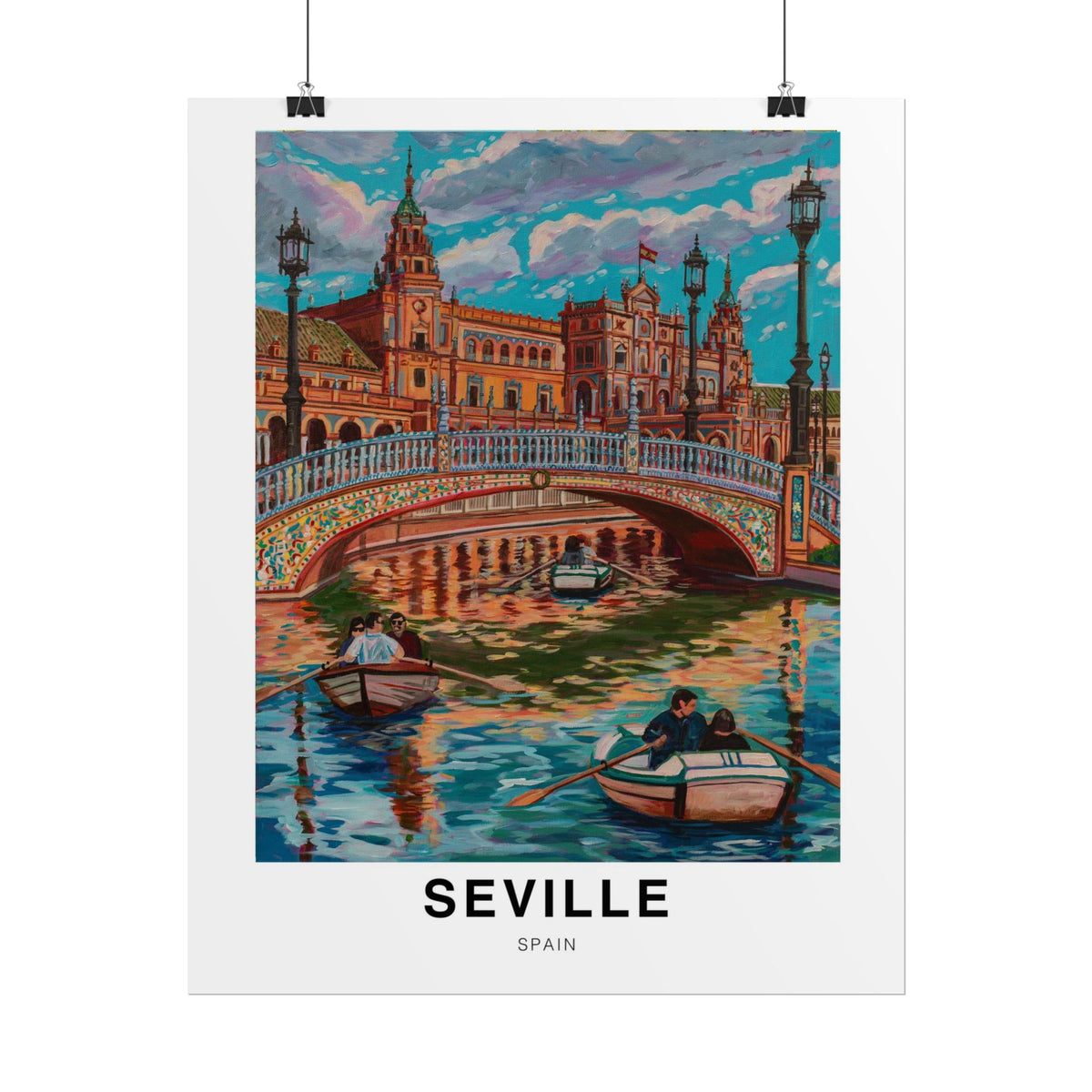 Postcards from Europe- Seville: Travel Posters Souvenirs