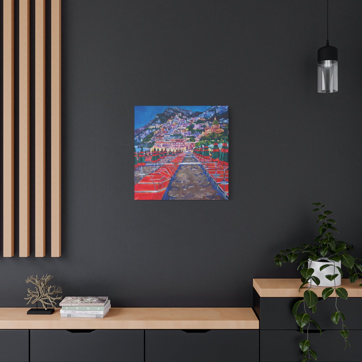 Positano at Dusk —Matte Canvas, Stretched, 1.25"