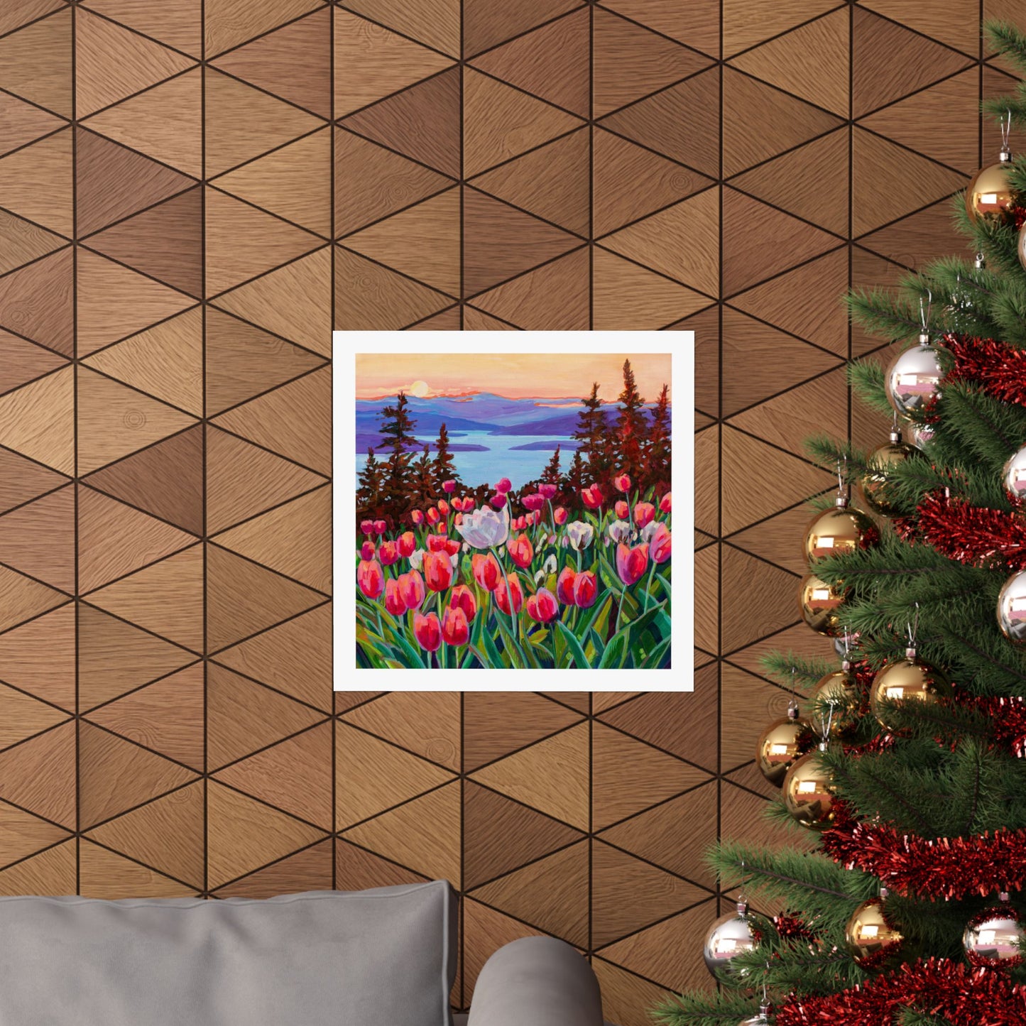Wonder garden series- Tulips— Matte Paper Poster Reproduction
