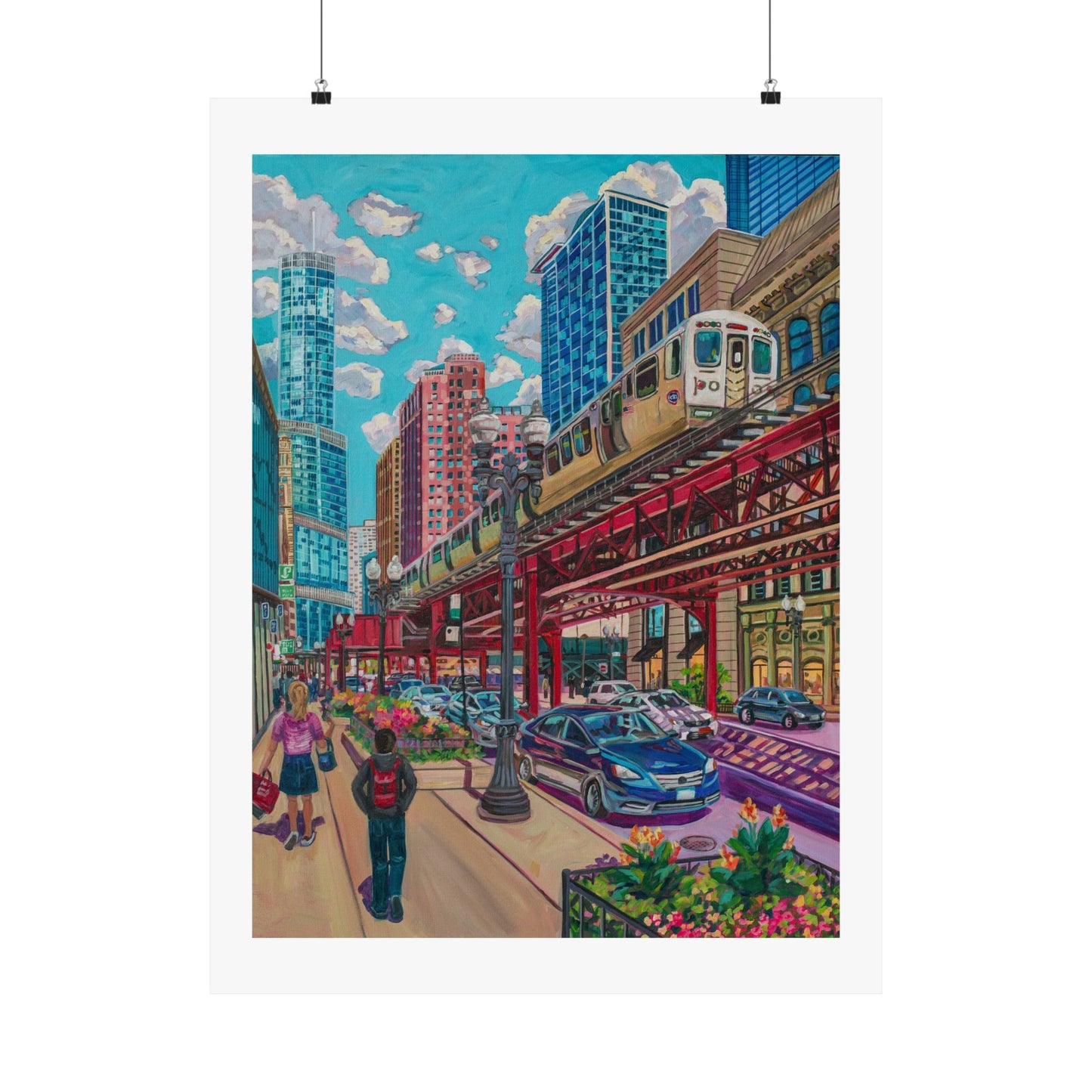 Chicago Elevated — Fine Art Poster Reproduction
