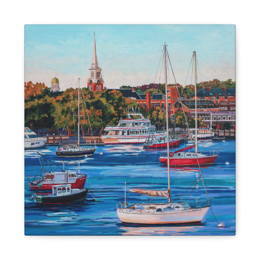 Newburyport Harbor —Matte Canvas, Stretched, 1.25"