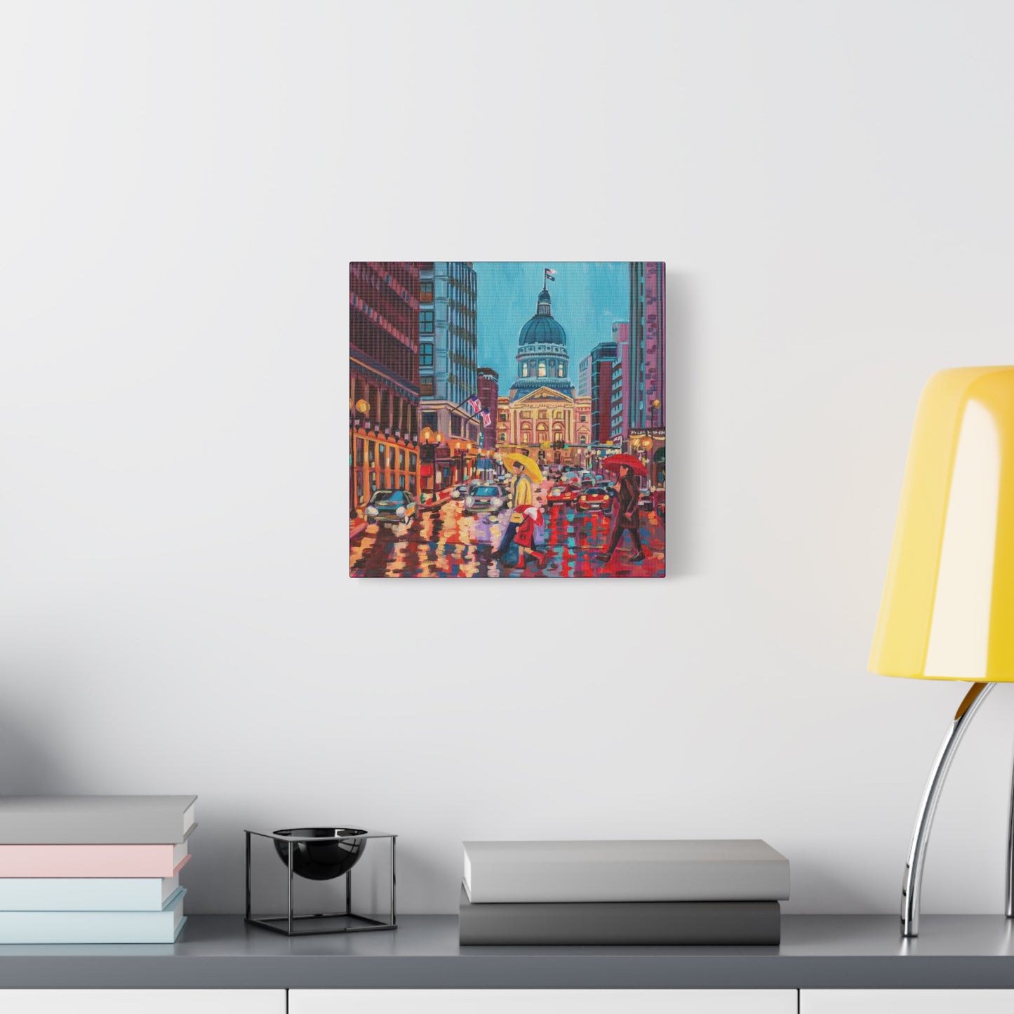Rush hour reflections— Gallery Wrapped Canvas Reproductions