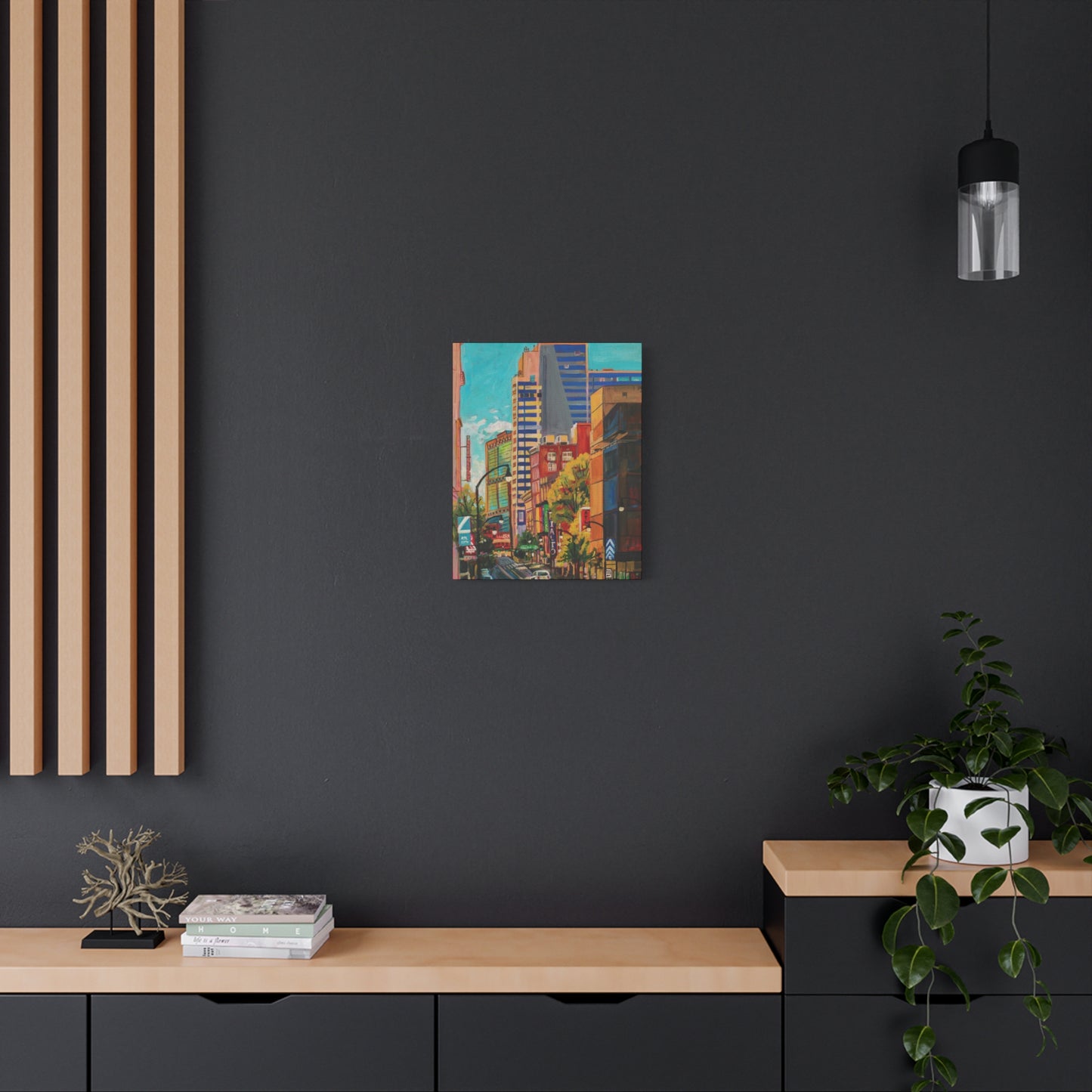 Atlanta Street Scene 2 (Rialto Center for the Arts)—Matte Canvas, Stretched, 1.25"