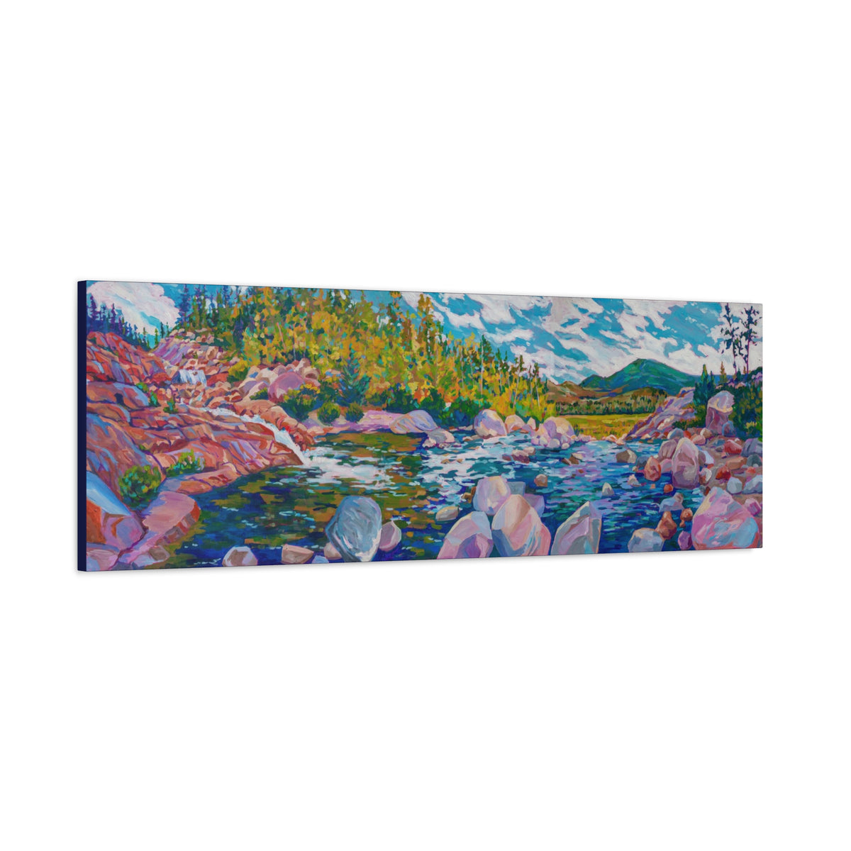 Alluvial Fan Rocky Mountain National Park— Gallery Wrapped Canvas Reproduction