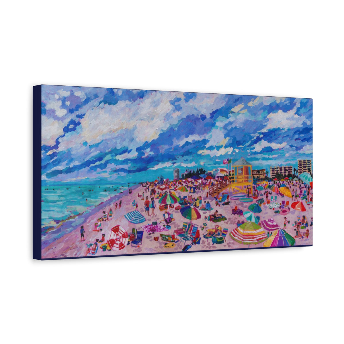 Busy Relaxing— Gallery Wrapped Canvas Reproduction