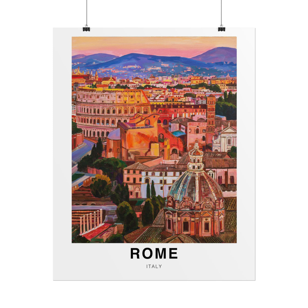 Postcards from Europe- Rome: Travel Posters Souvenirs