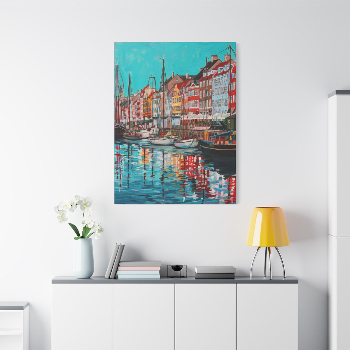 Postcards from Europe: Copenhagen  —Matte Canvas, Stretched, 1.25"