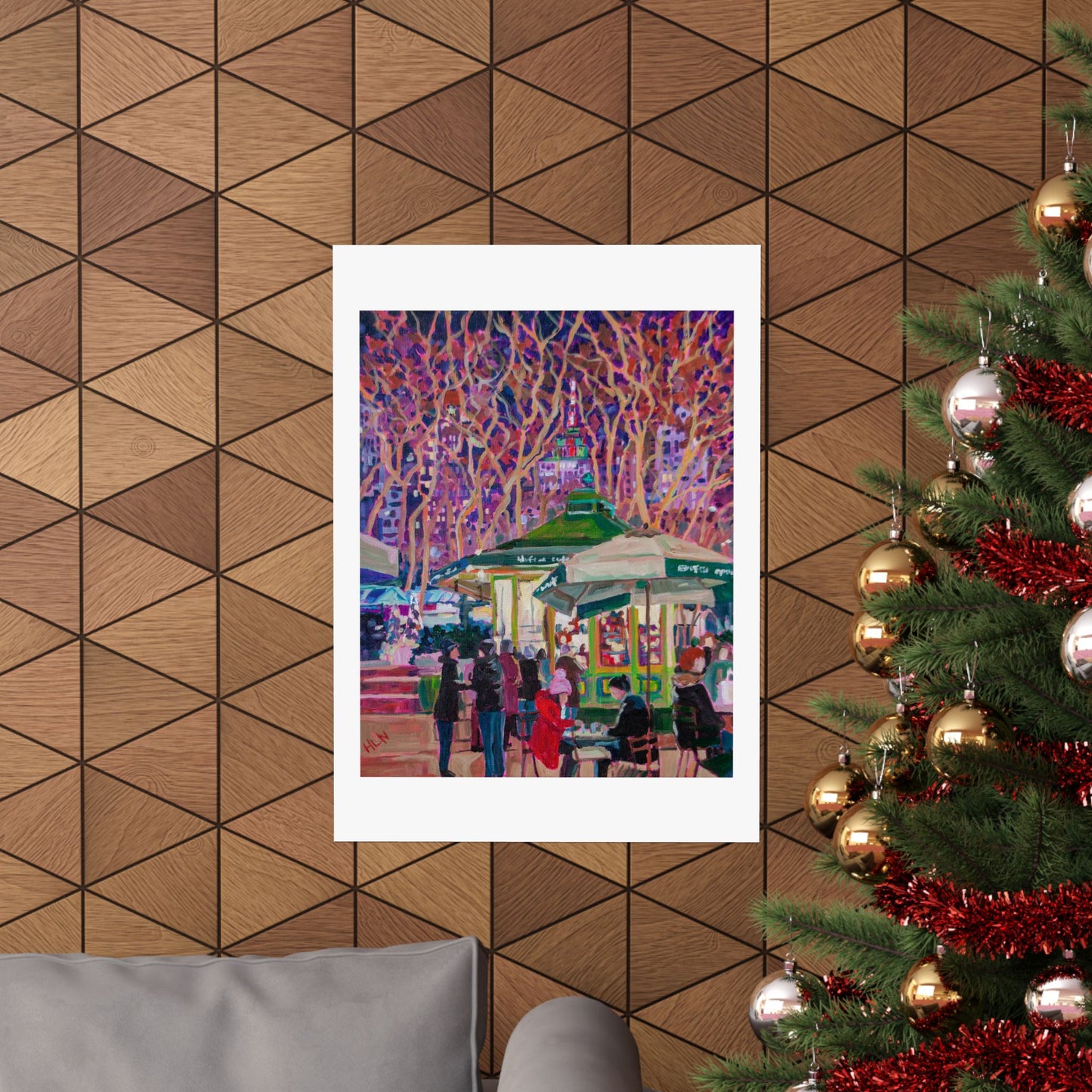 Wafels at Bryant Park- NYC — Fine Art Poster Reproduction