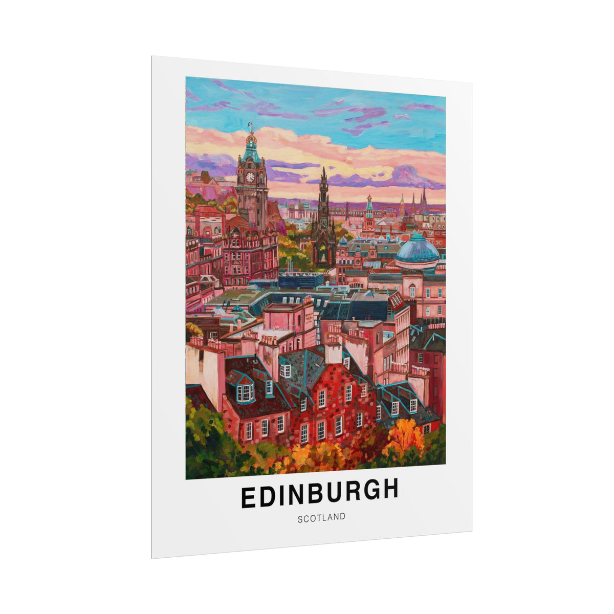 Postcards from Europe- Edinburgh: Travel Posters Souvenirs