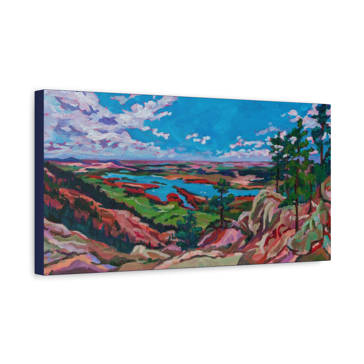Arthur's Rock Horsetooth— Gallery Wrapped Canvas Reproduction