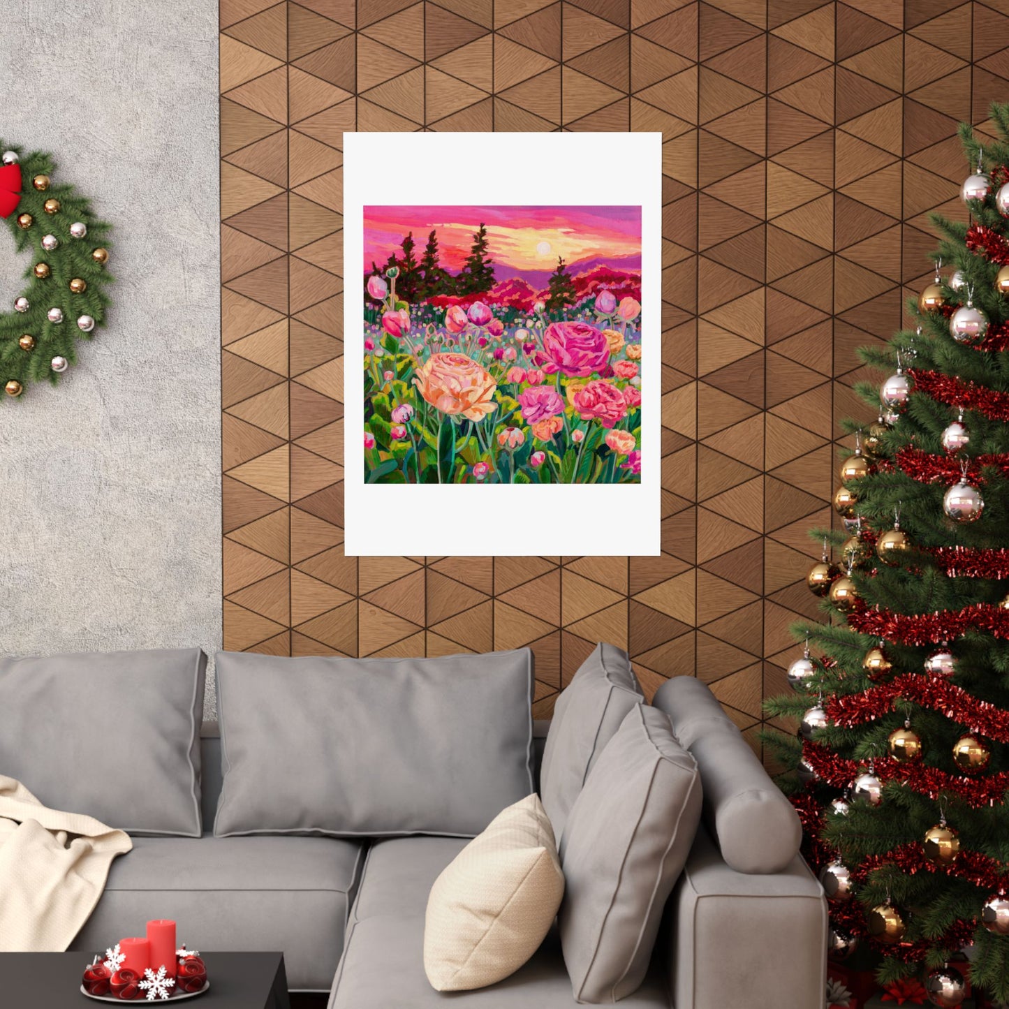 Wonder garden series- Ranunculus— Matte Paper Poster Reproduction