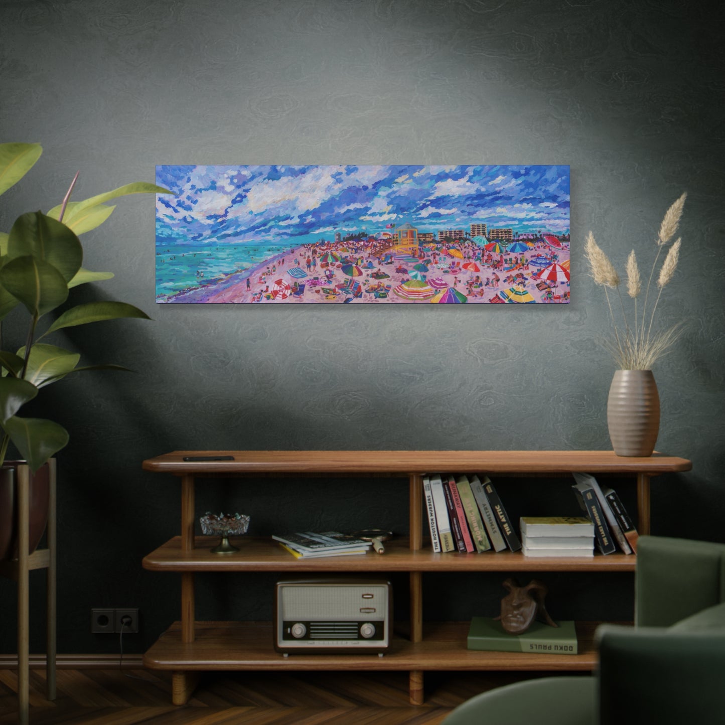 Busy Relaxing— Gallery Wrapped Canvas Reproduction