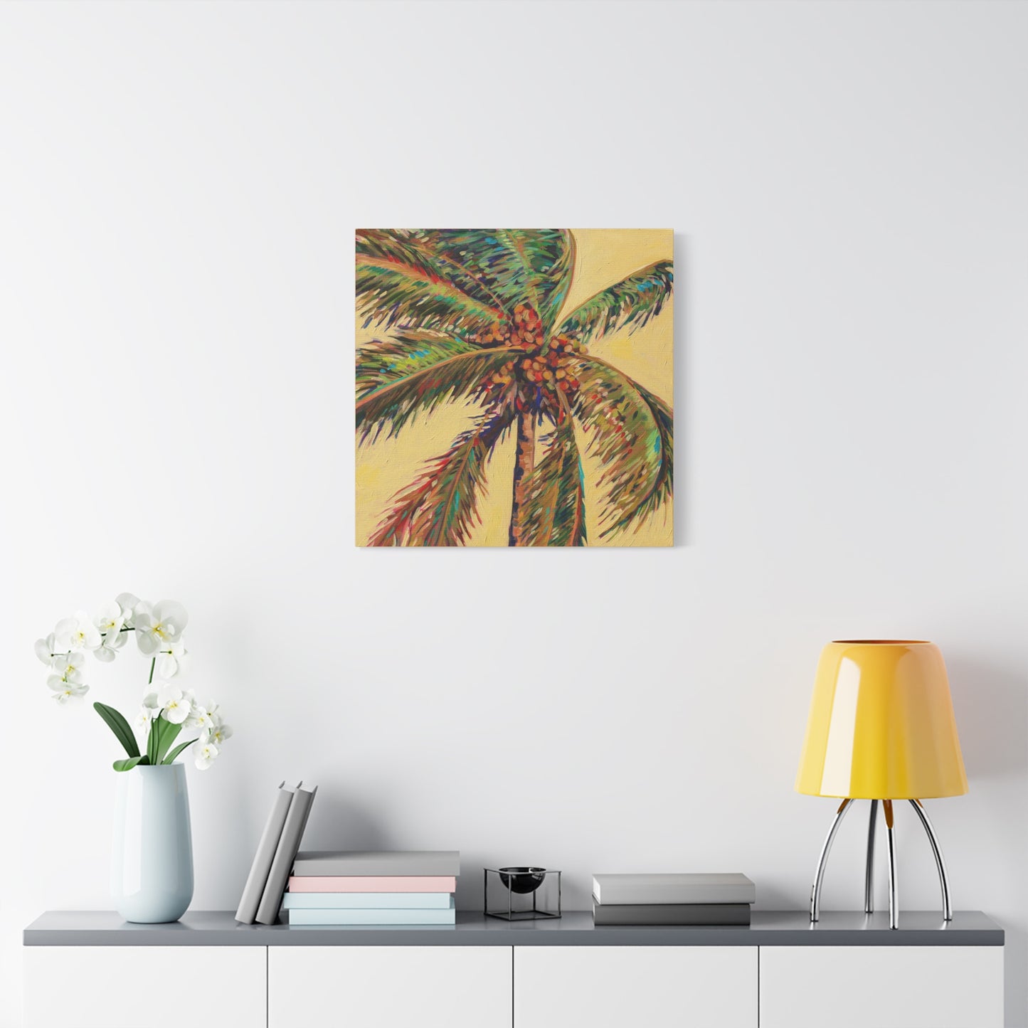 Palm Detail #17 (Coconut Tree) —Matte Canvas, Stretched, 1.25"