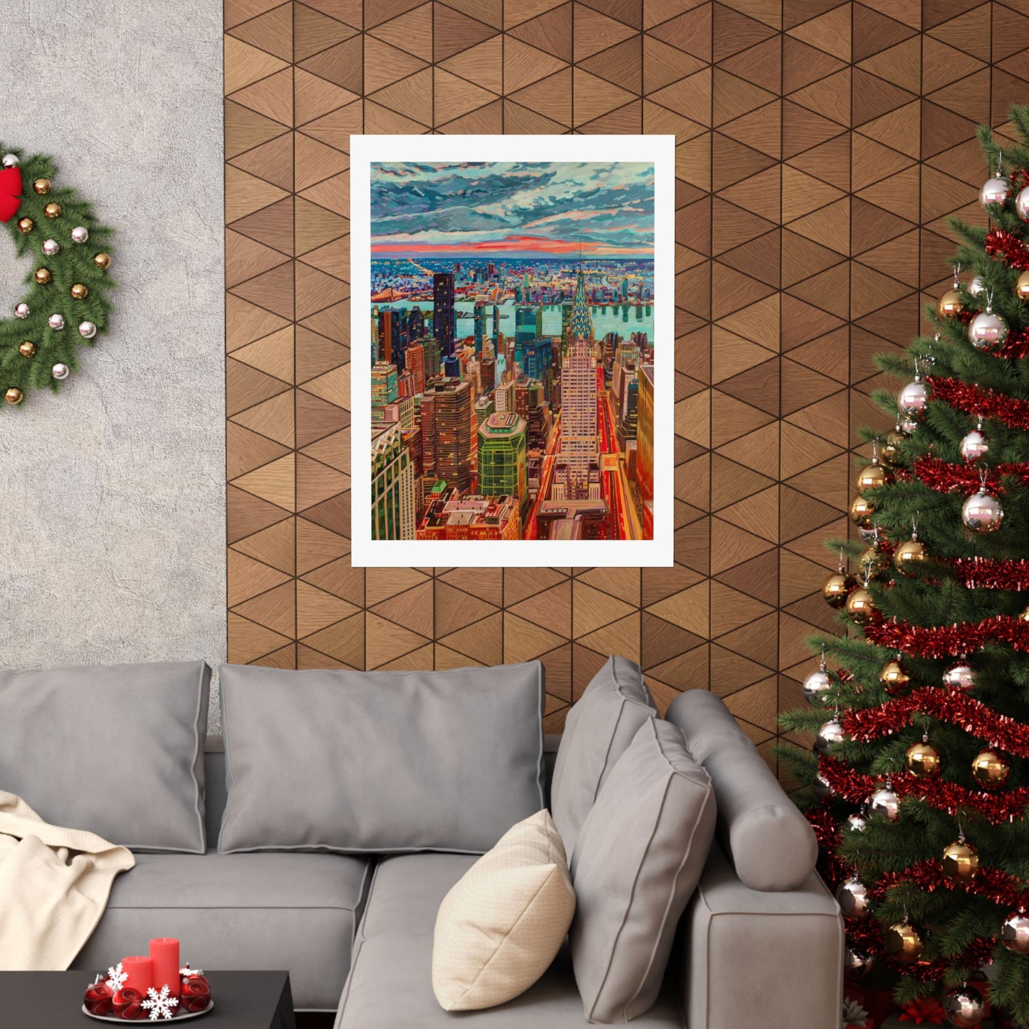Manhattan Awakening-NYC — Fine Art Poster Reproduction