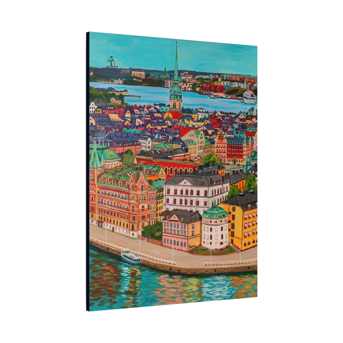 Postcards from Europe: Stockholm  —Matte Canvas, Stretched, 1.25"