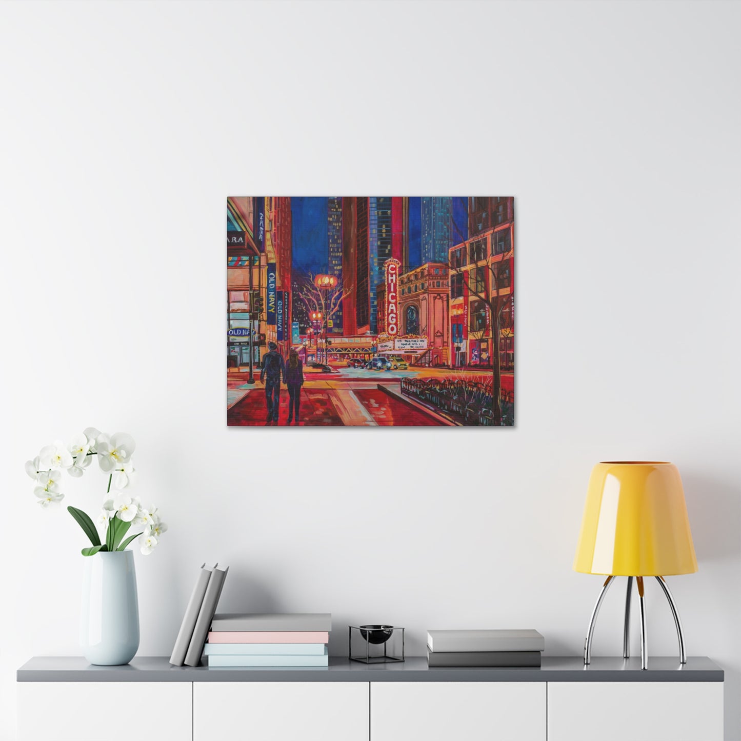 Chicago Theatre— Gallery Wrapped Canvas Reproduction