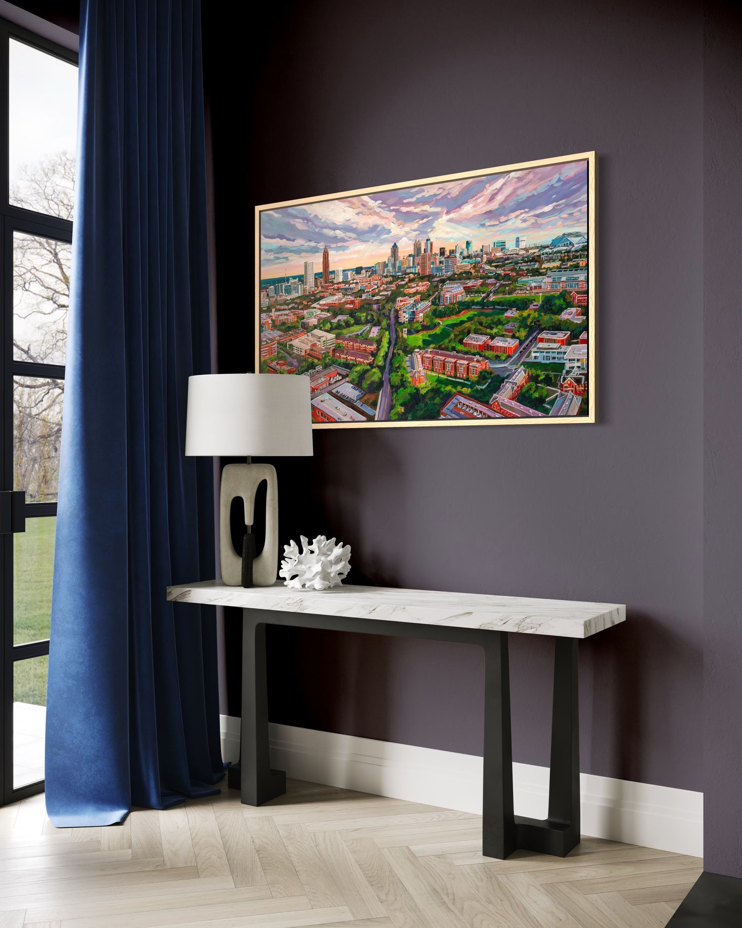 Georgia Tech and Atlanta Skyline