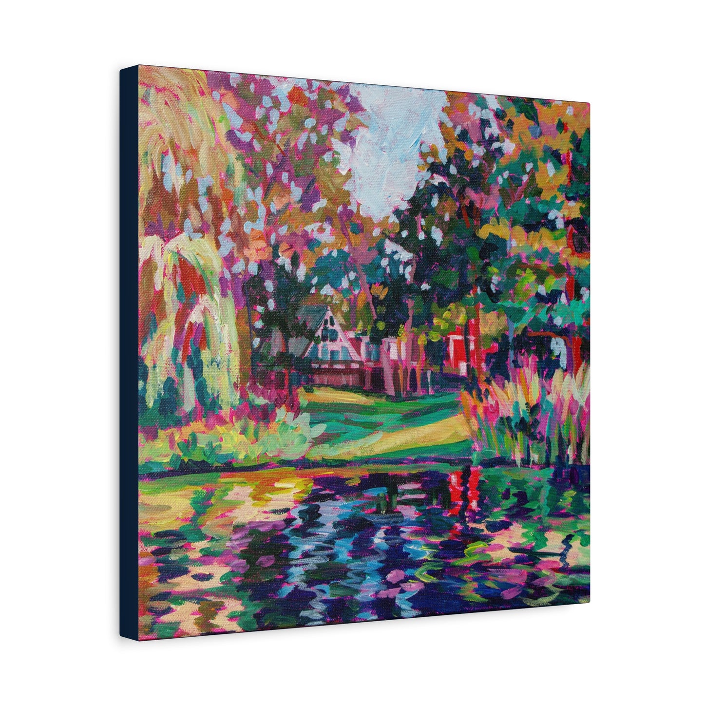 Cabin by the Lake—Matte Canvas, Stretched, 1.25"