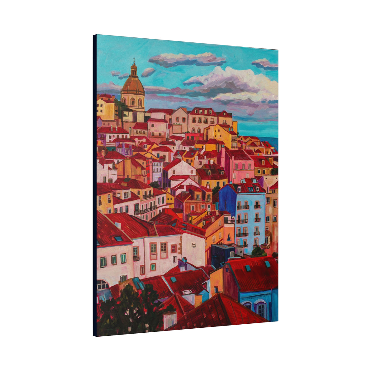 Postcards from Europe: Lisbon —Matte Canvas, Stretched, 1.25"