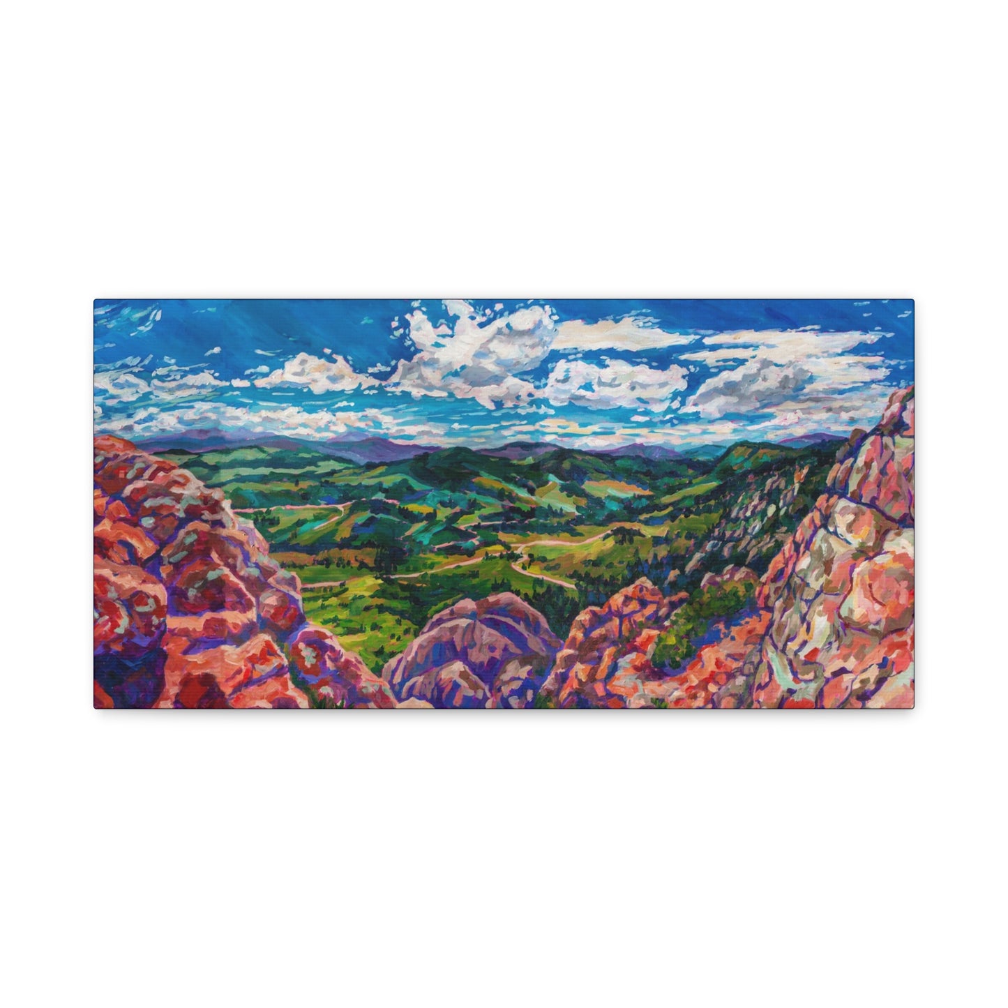 Foothills from Horsetooth Colorado— Gallery Wrapped Canvas Reproduction