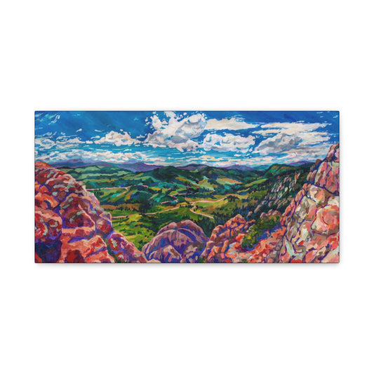 Foothills from Horsetooth Colorado— Gallery Wrapped Canvas Reproduction