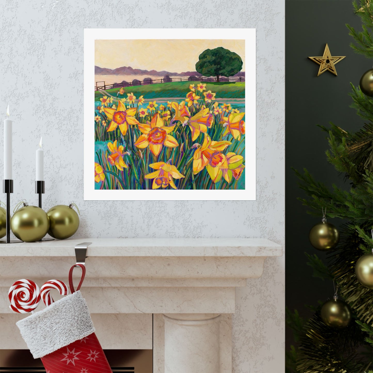 Spring’s Golden Chorus— Matte Paper Poster Reproduction