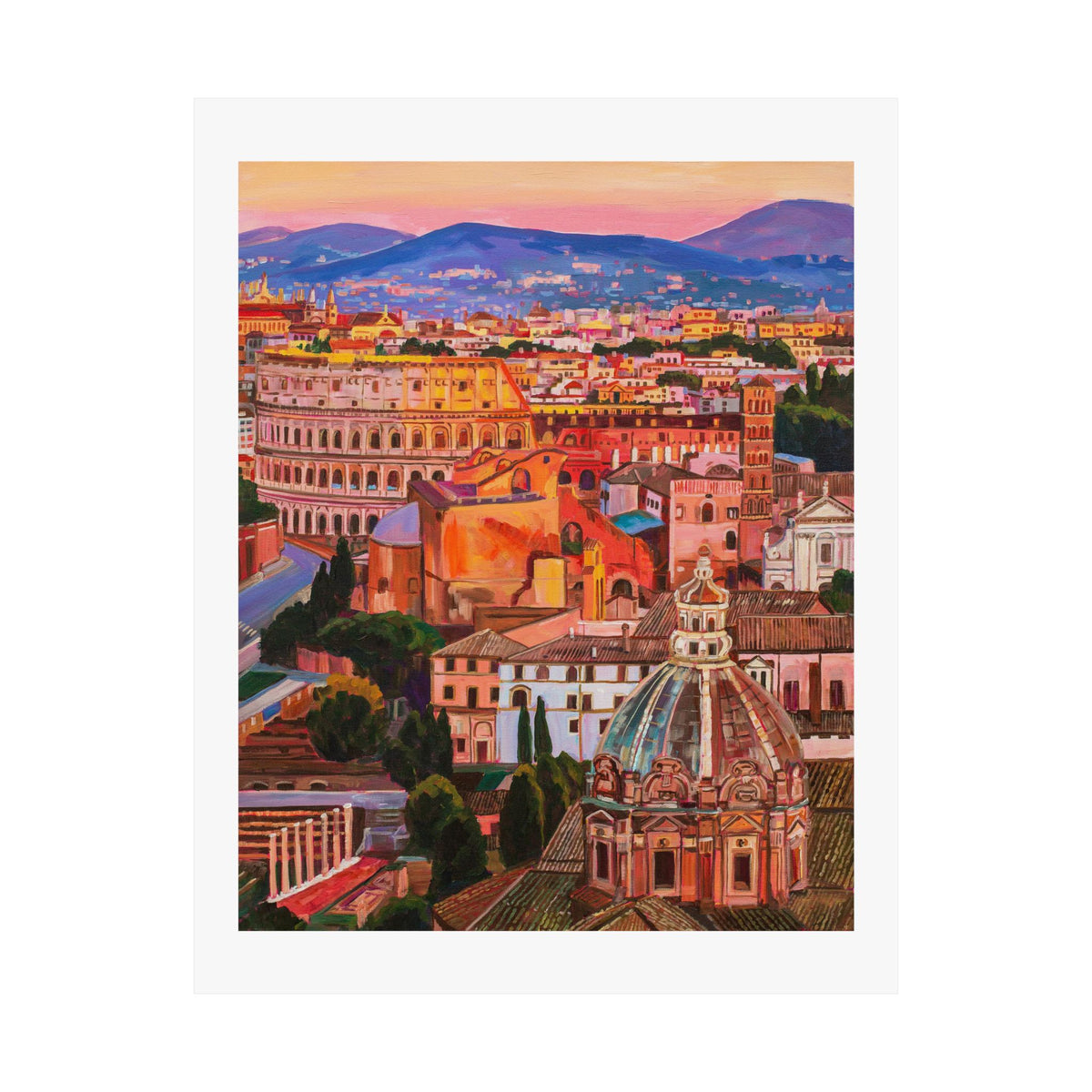 Postcards from Europe: Rome— Fine Art Poster Reproduction