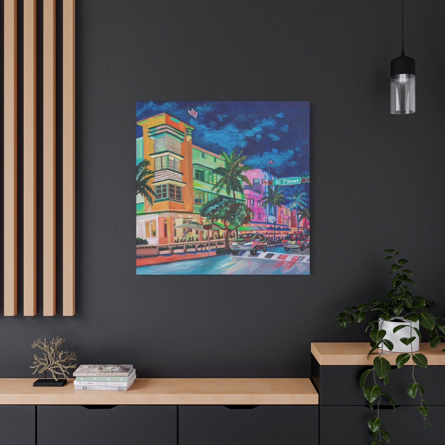 Avalon Hotel-South Beach Miami —Matte Canvas, Stretched, 1.25"