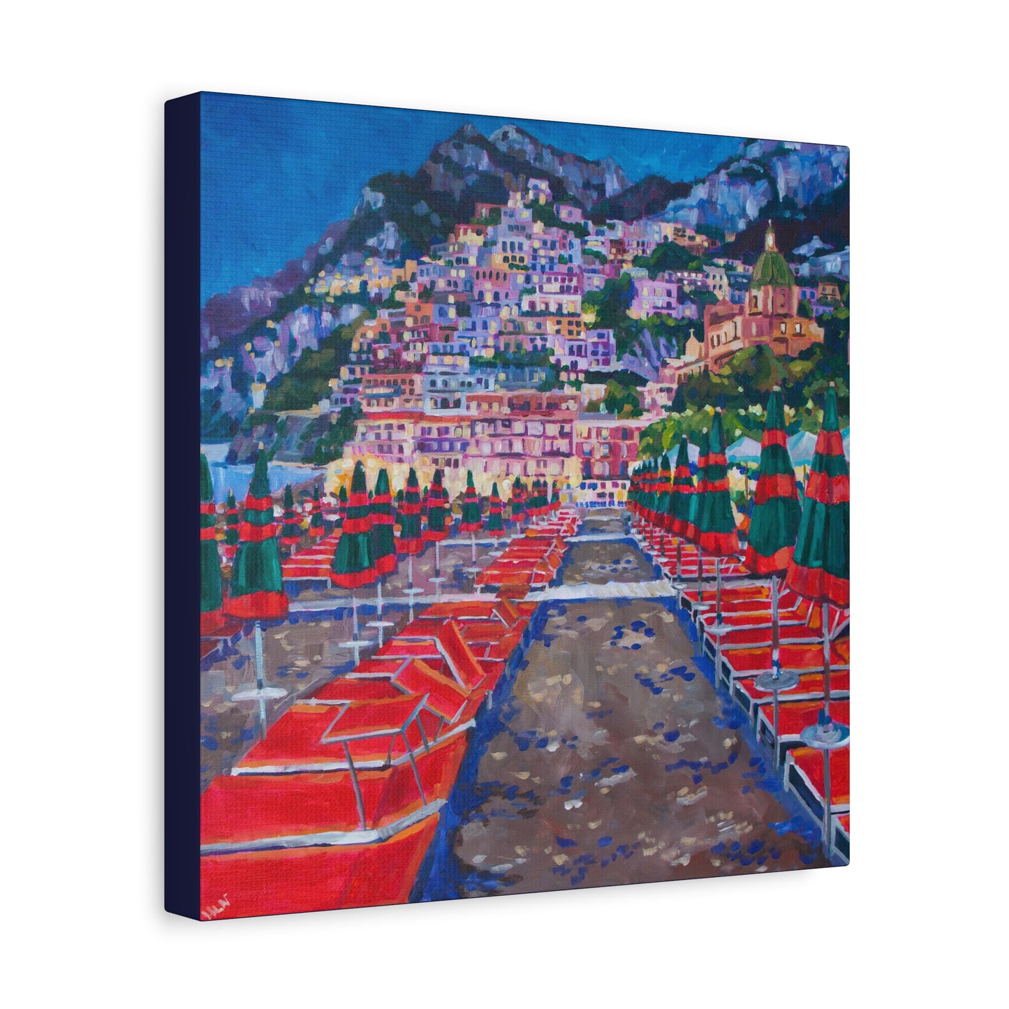 Positano at Dusk —Matte Canvas, Stretched, 1.25"