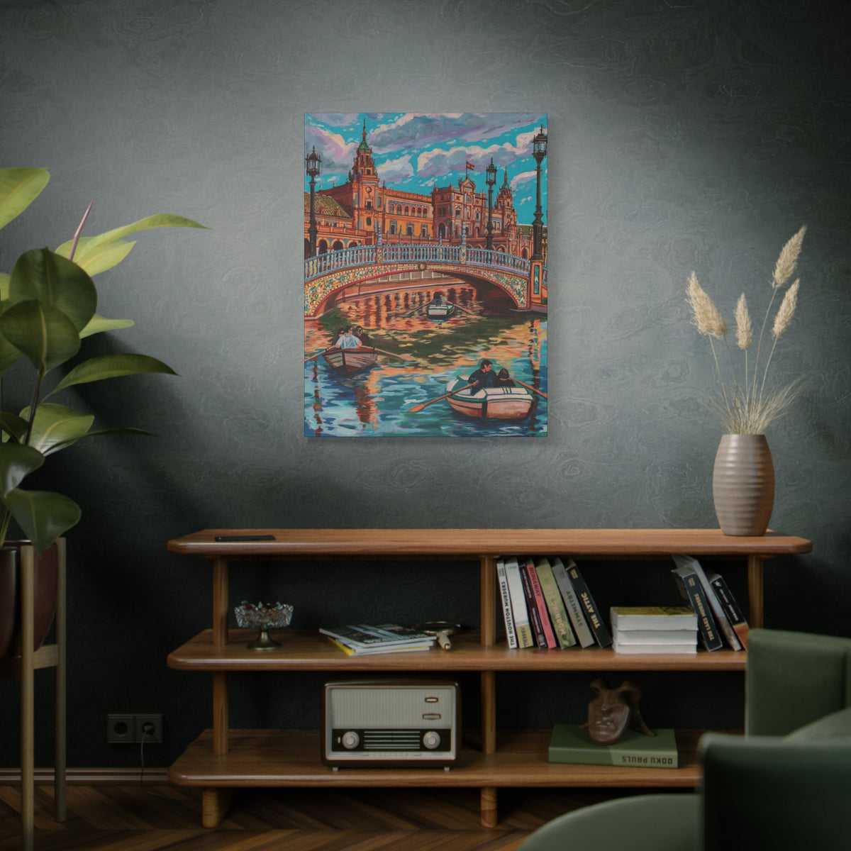 Postcards from Europe: Seville  —Matte Canvas, Stretched, 1.25"