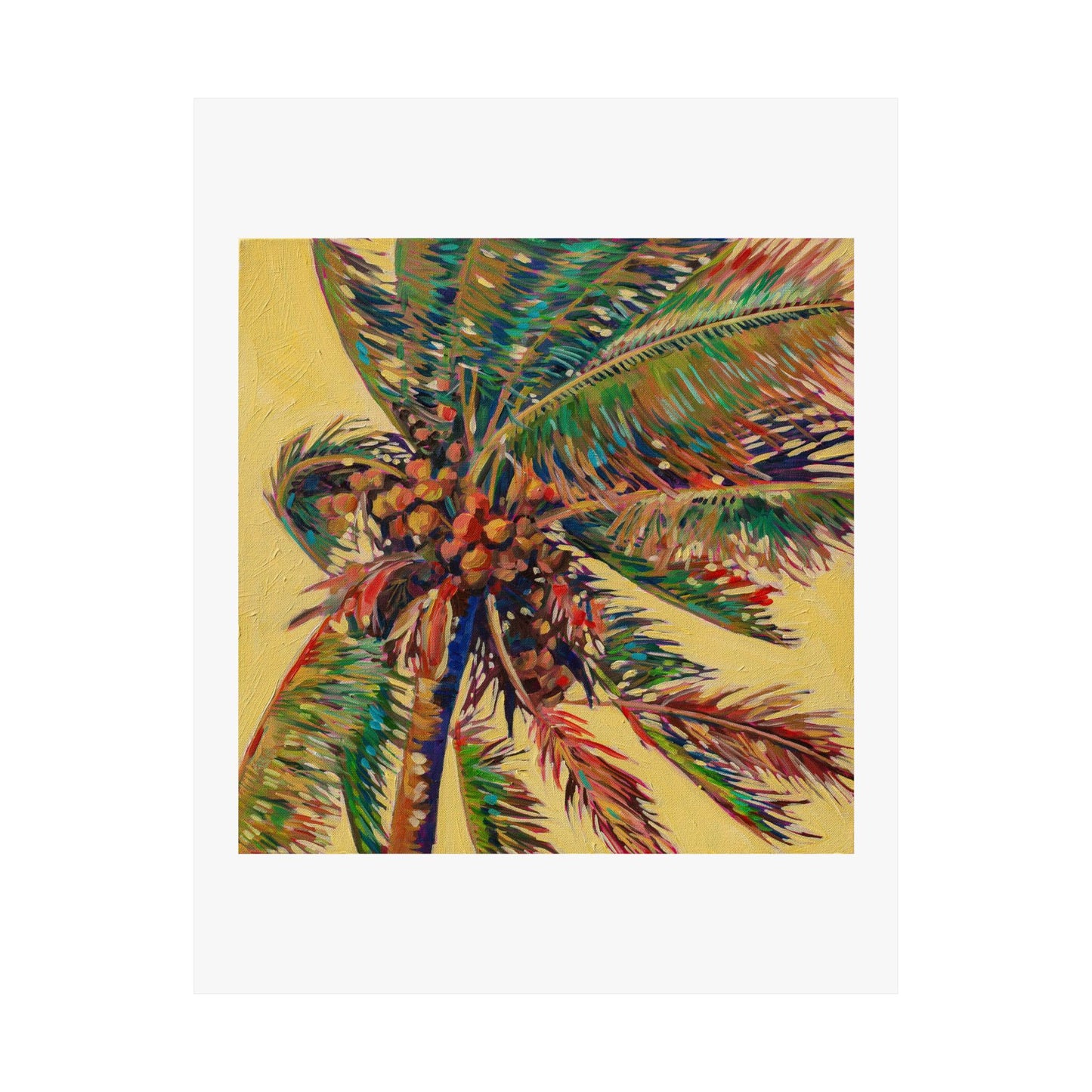 Palm Detail #16 (Coconut Tree) — Matte Paper Poster Reproduction