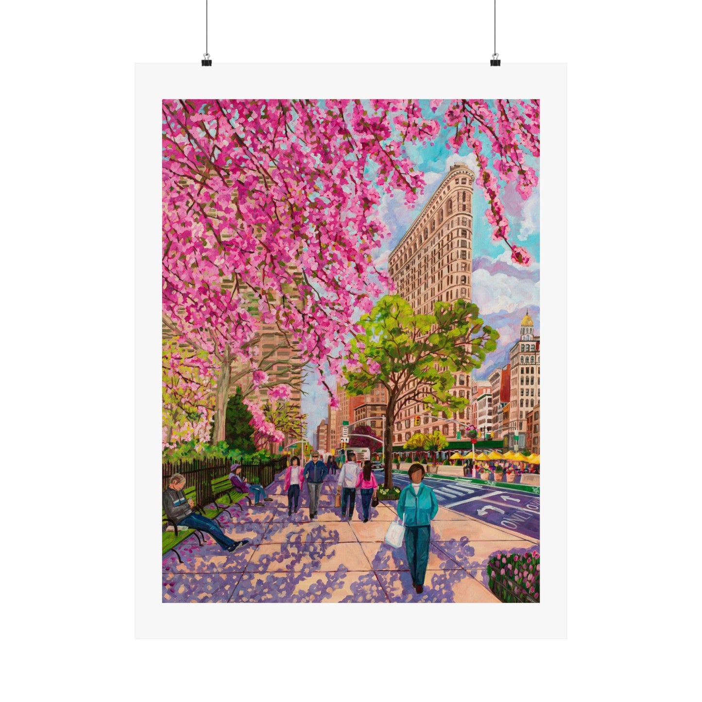 Flatiron Building in Spring-NYC — Fine Art Poster Reproduction