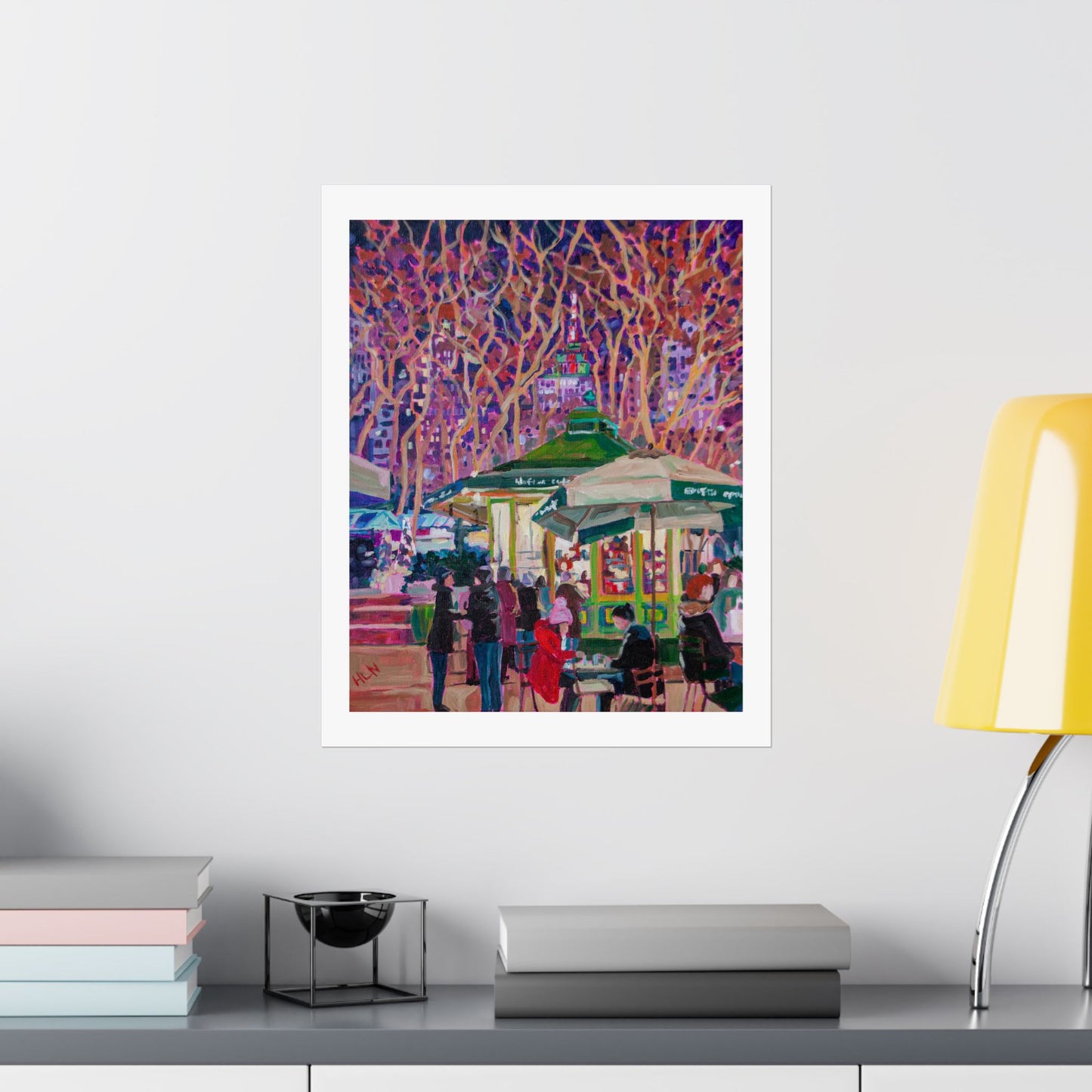 Wafels at Bryant Park- NYC — Fine Art Poster Reproduction