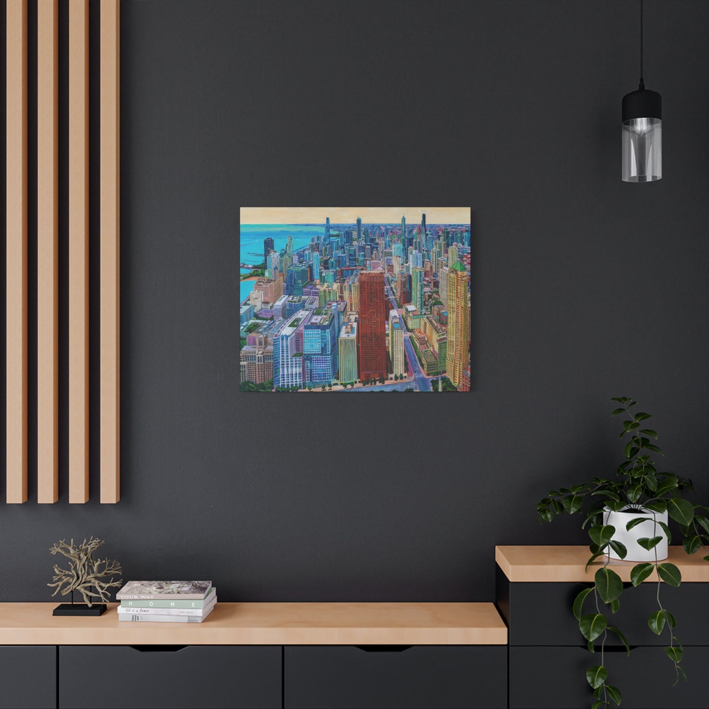 Chicago Skyline—Matte Canvas, Stretched, 1.25"