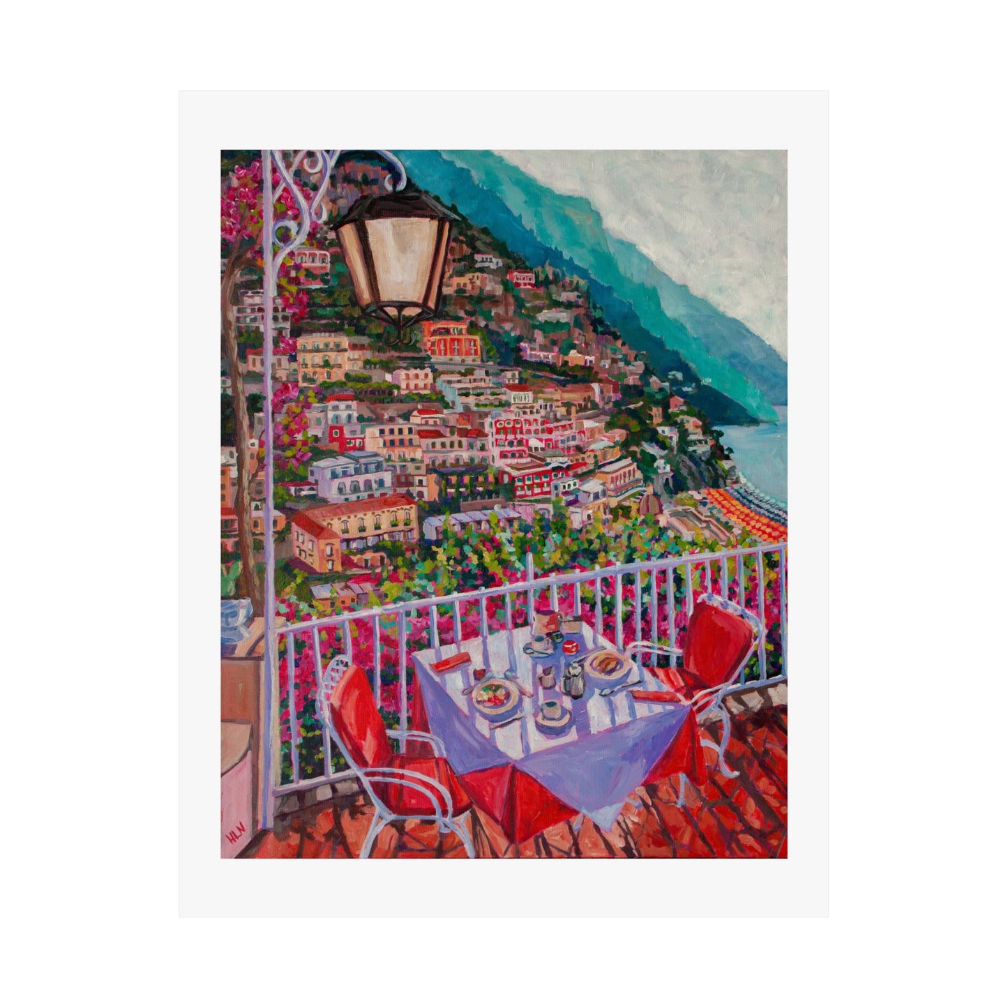 Things Hoped For, Positano, Italy — Fine Art Poster Reproduction